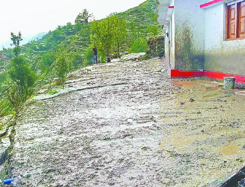 photos of rain and hailstorm like disaster in uttarakhand