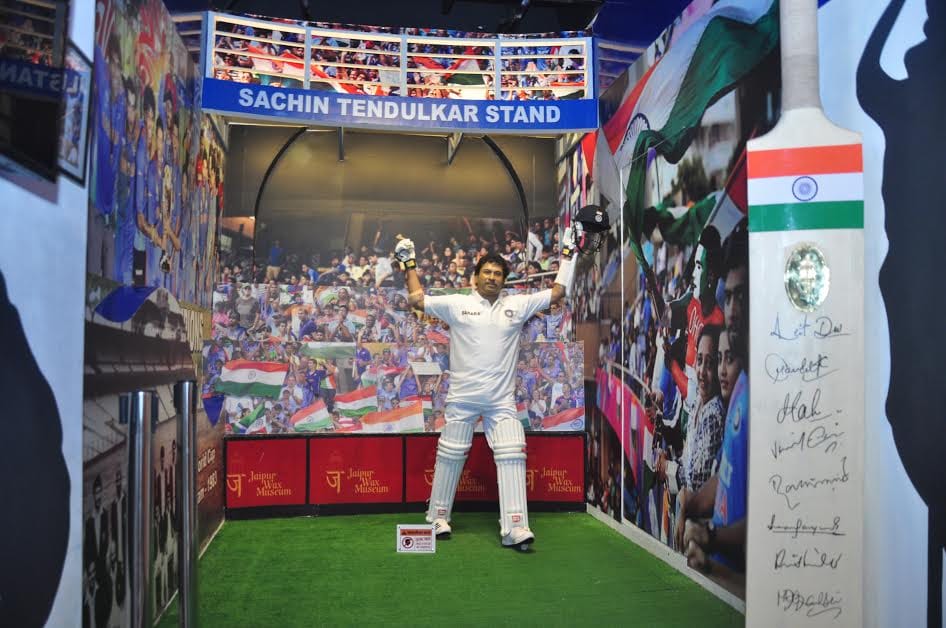 Sachin's statue in Wax Museum of Jaipur
