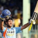 Yuvraj singh's shines in his first international inning against Australia in champions trophy 2000