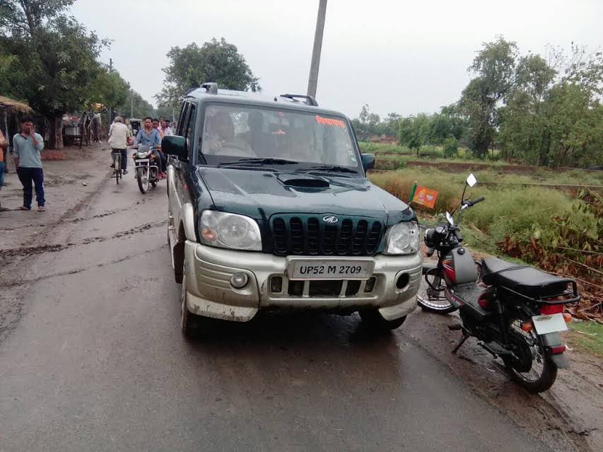 Youth wounded by train from Salempur MLA