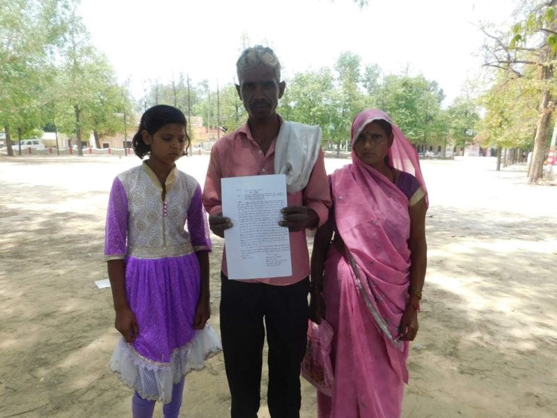 Beaten Dalit family, fire in house