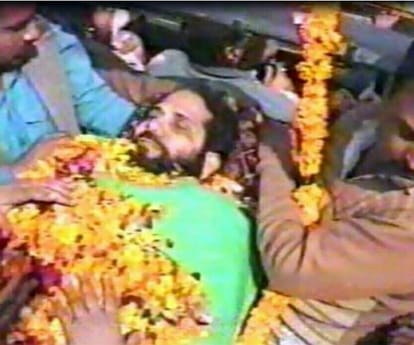 brahmdutt dwivedi saved life of mayawati in guest house case