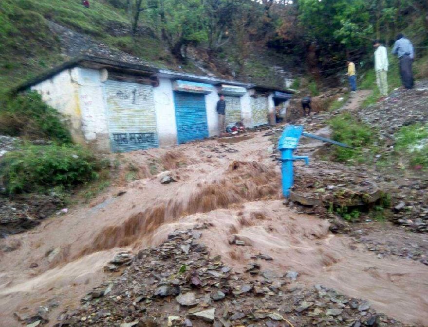 cloudburst in Haldwani uttarakhand