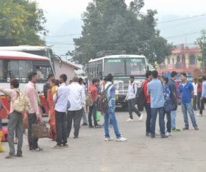 govt decided to free bus service for candidates