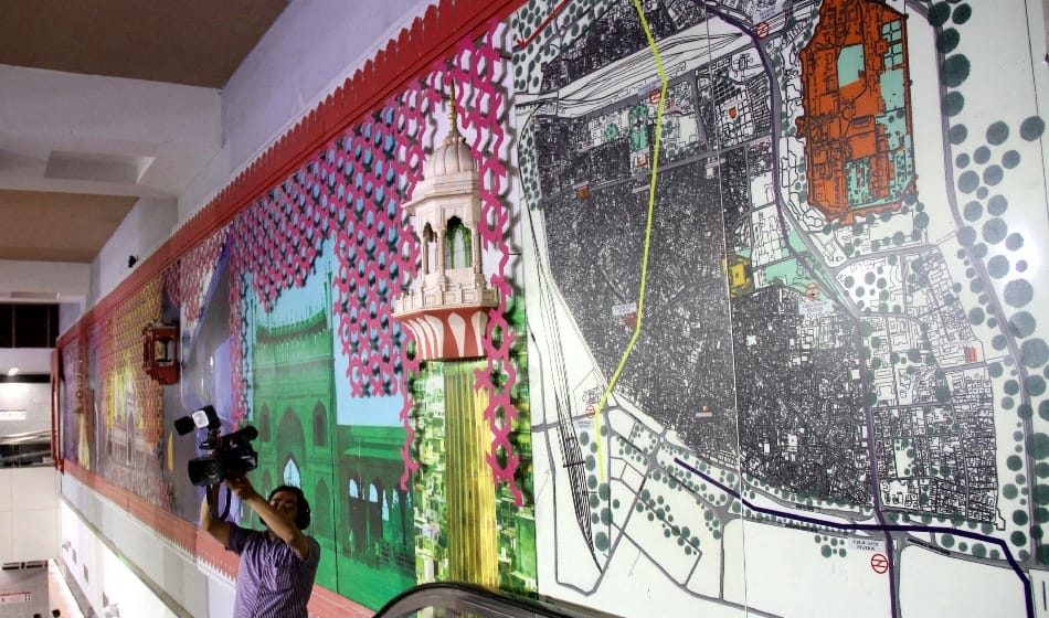 Delhi Metro heritage corridor flags off by Venkaiah Naidu and CM Arvind Kejriwal