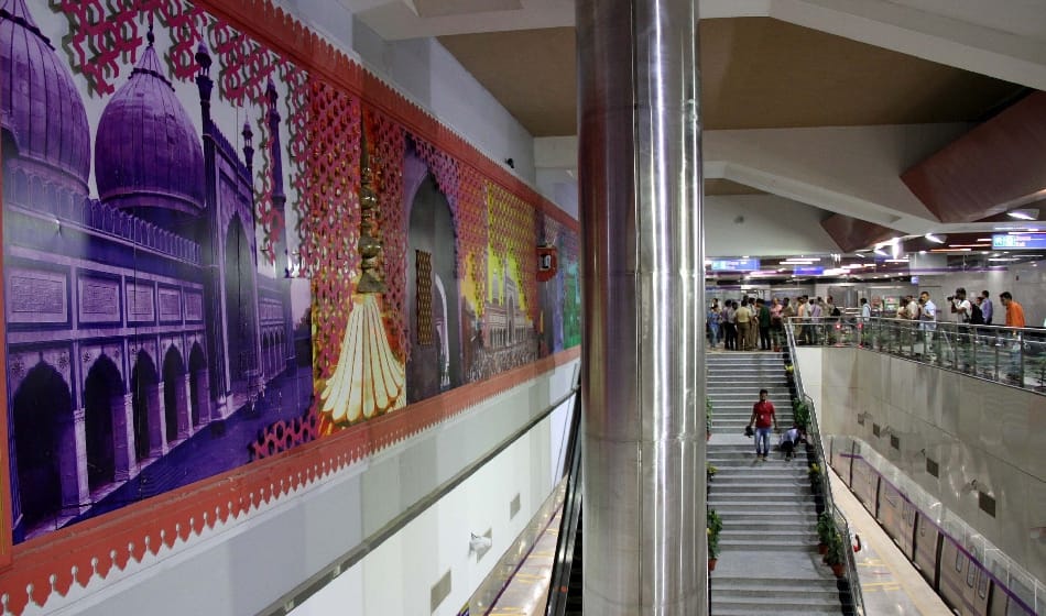 Delhi Metro heritage corridor flags off by Venkaiah Naidu and CM Arvind Kejriwal
