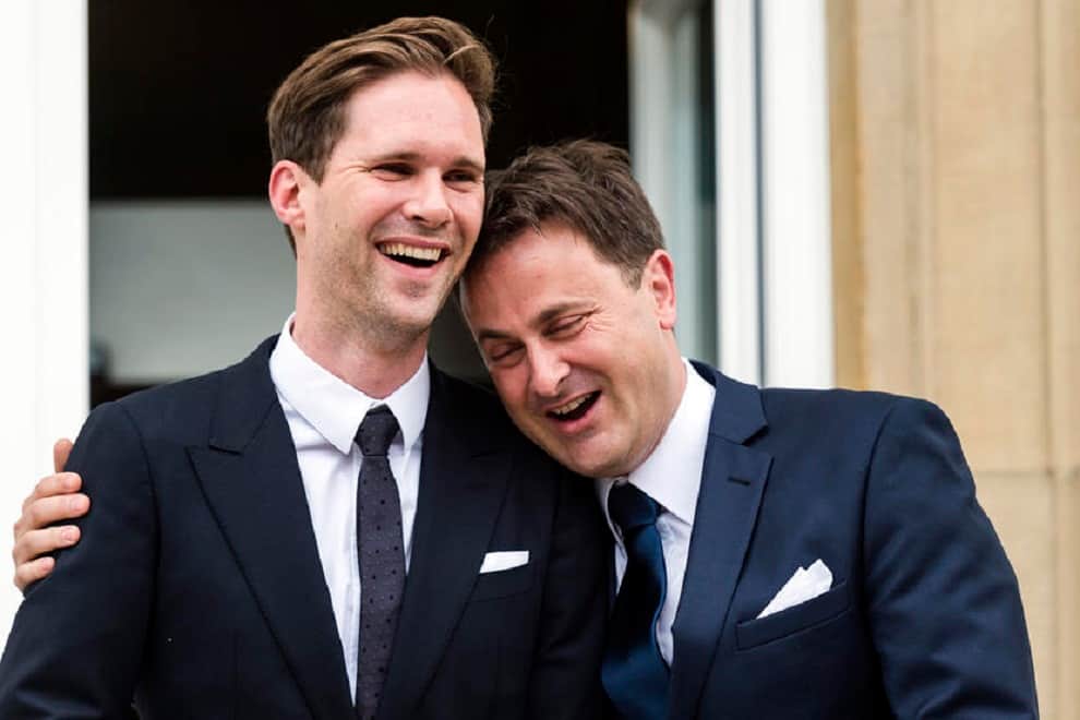 Luxembourg's 'first husband' joined world leaders' spouses for a photo