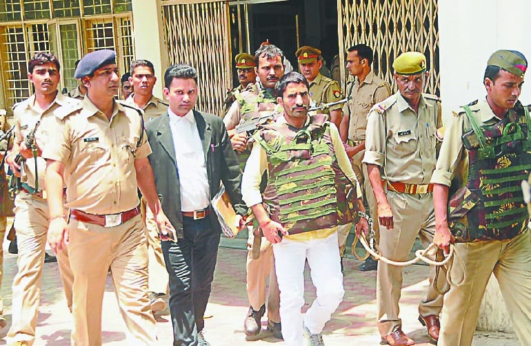 Anil Dajana brought to the muscle on tight security