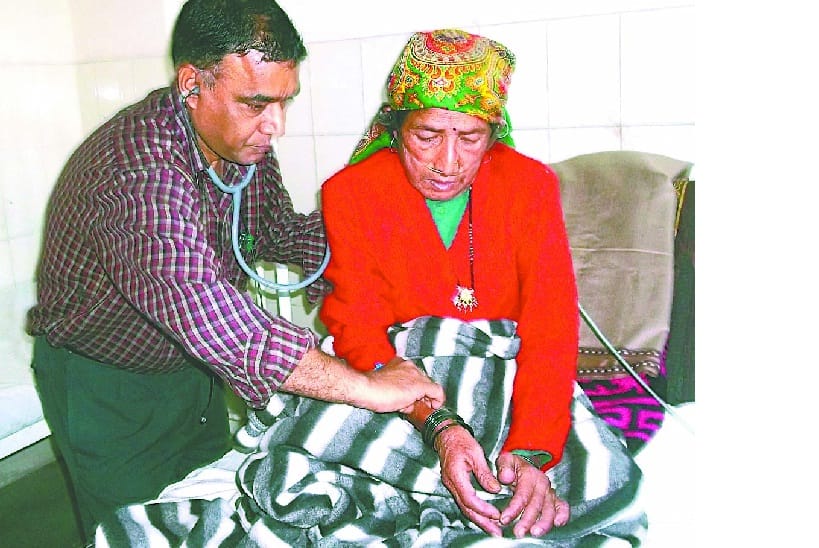 Poor Narayani unable to reach home from hospital