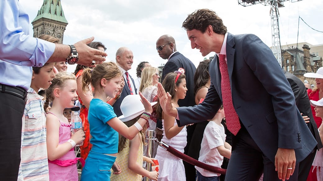  Canada: 5-year-old becomes PM for a day, built a pillow fort