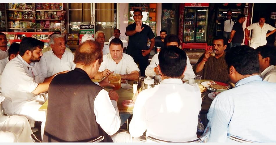 rahul gandhi not well behaved with congress workers in haryana