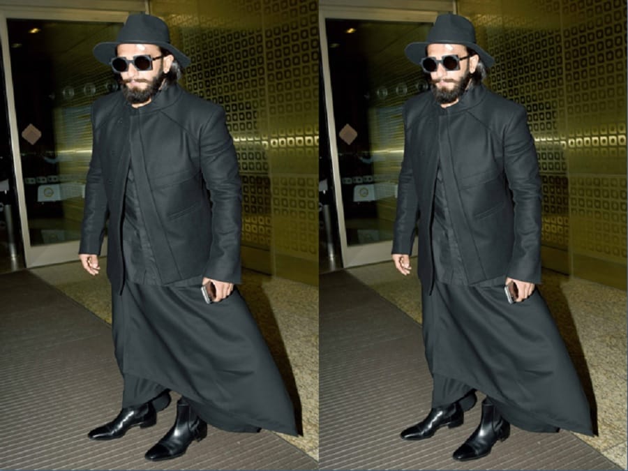 after completing the shooting of padmavati ranveer singh left for london