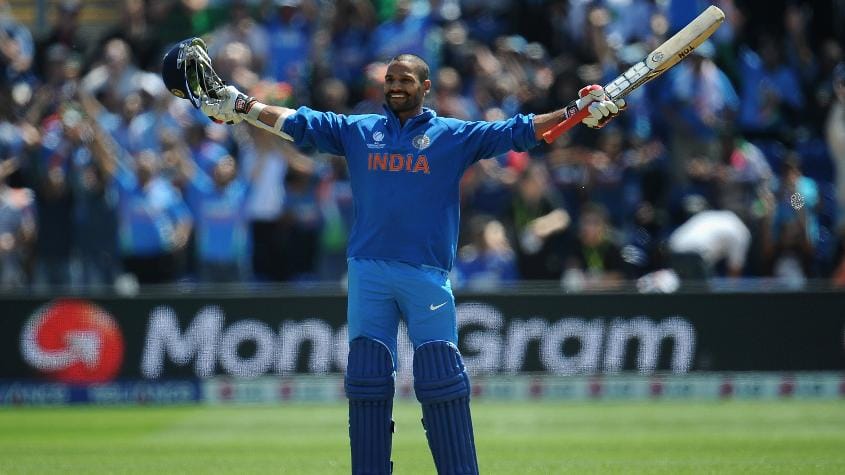 India vs Srilanka: Shikhar Dhawan scored Century in Damblla 6th  consecutive 50+  score 
