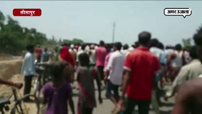 JEEP FELL IN TO RIVER IN SITAPUR