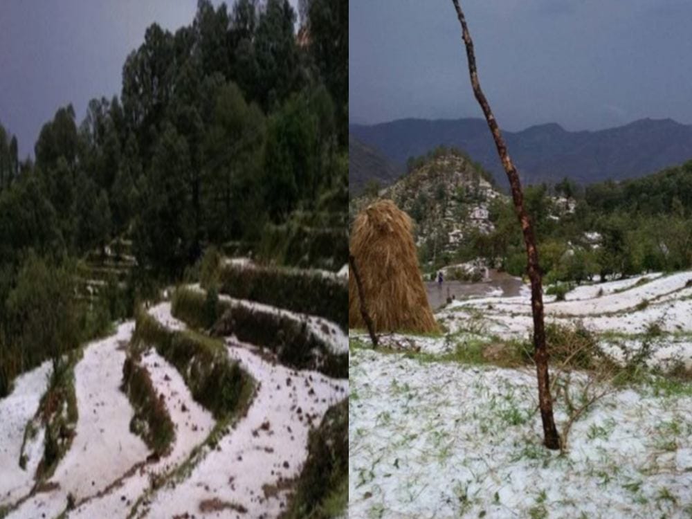 photos of very heavy snowfall in pithoragarh uttarakhand