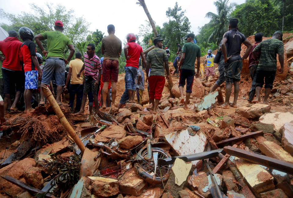 Sri Lanka: At least 91 feared killed, 110 missing in flood and mudslide