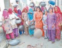 jind,  जींद ,  हिंदी समाचार, womens, protest, village, water