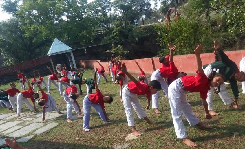  Yoga has been organized in camps organized at different places.