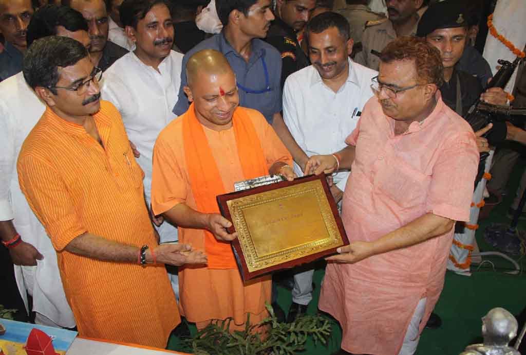 cm yogi target Opposition Party at varanasi