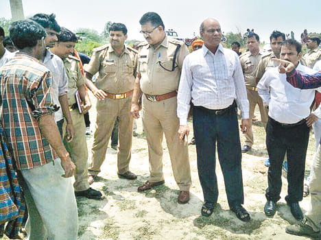 Highlighting the wire for the highten line, 13 buffaloes died