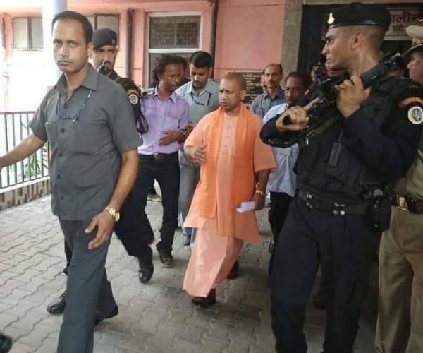 yogi adityanath in Gonda.