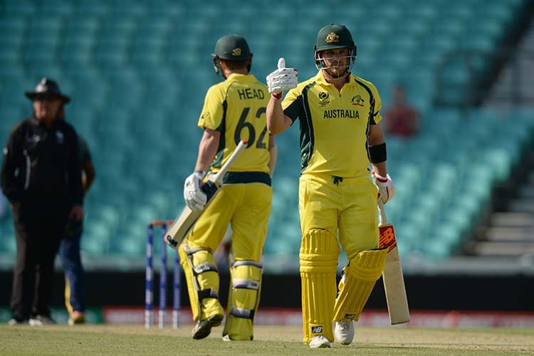 Champions Trophy:  Finch, Head help Aussies chase 319 
