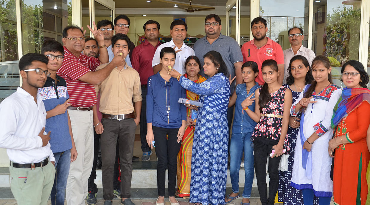 Kanh of the garh, Ayush topped the district