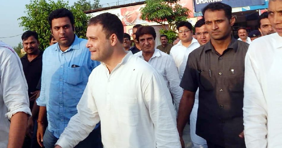 rahul gandhi not well behaved with congress workers in haryana