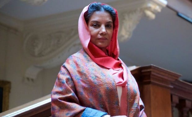 shabana azmi, as mother of the last king duleep singh of punjab in the black pince