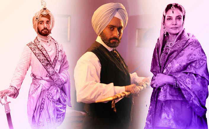 shabana azmi, as mother of the last king duleep singh of punjab in the black pince