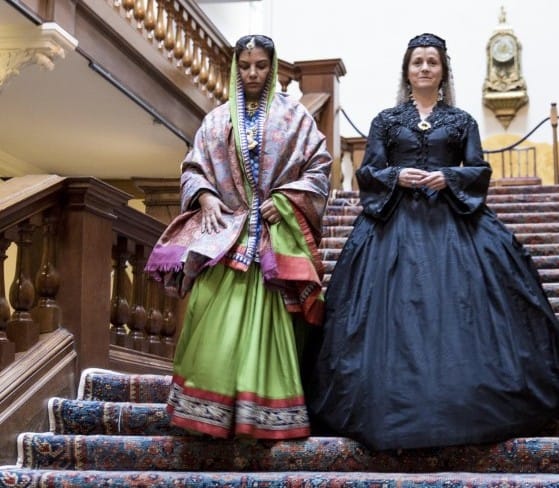 shabana azmi, as mother of the last king duleep singh of punjab in the black pince