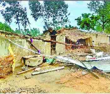 Old woman dies in storm