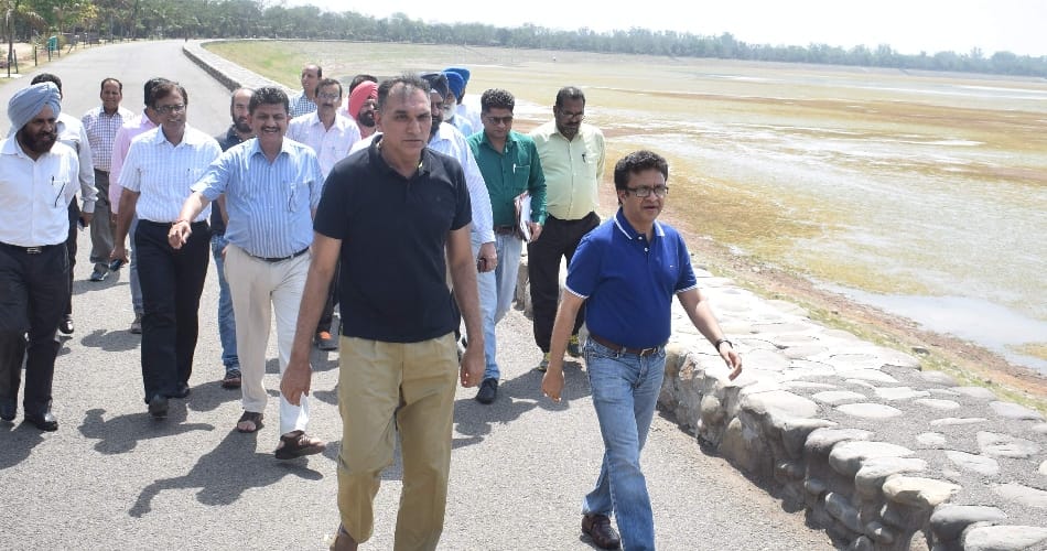 Meetings of senior officers for Sukhna lake