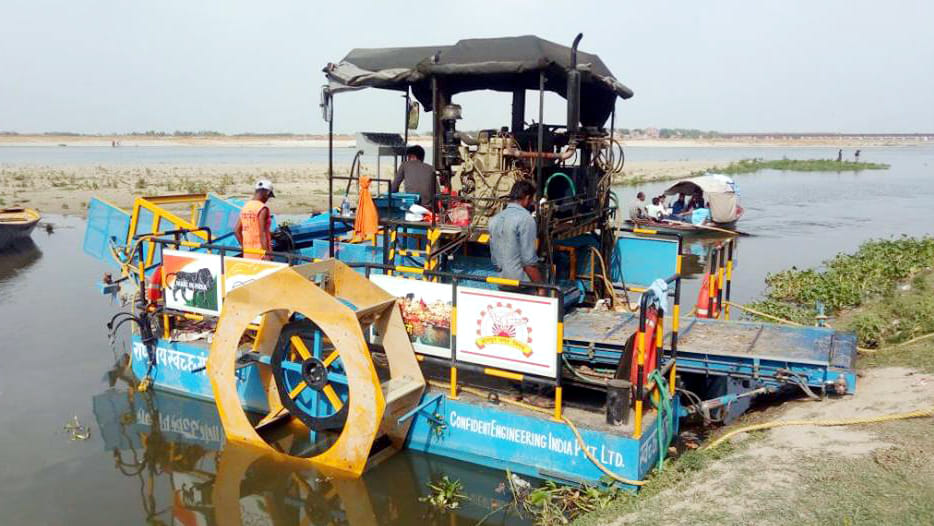 trace skimmer machine will clean ganga