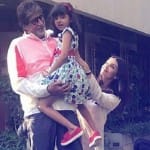 Aaradhya Bachchan Waves At Grandfather Amitabh Bachchan’s Fans with aishwarya rai bachchan