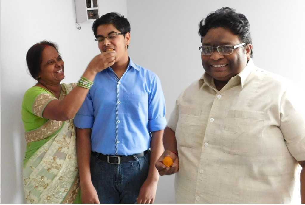 Akash made Badaun topper with 97 percent marks