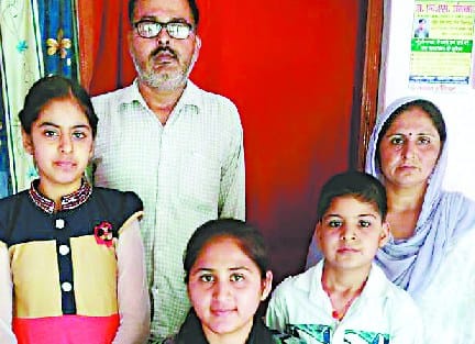 After the father's health was worsened