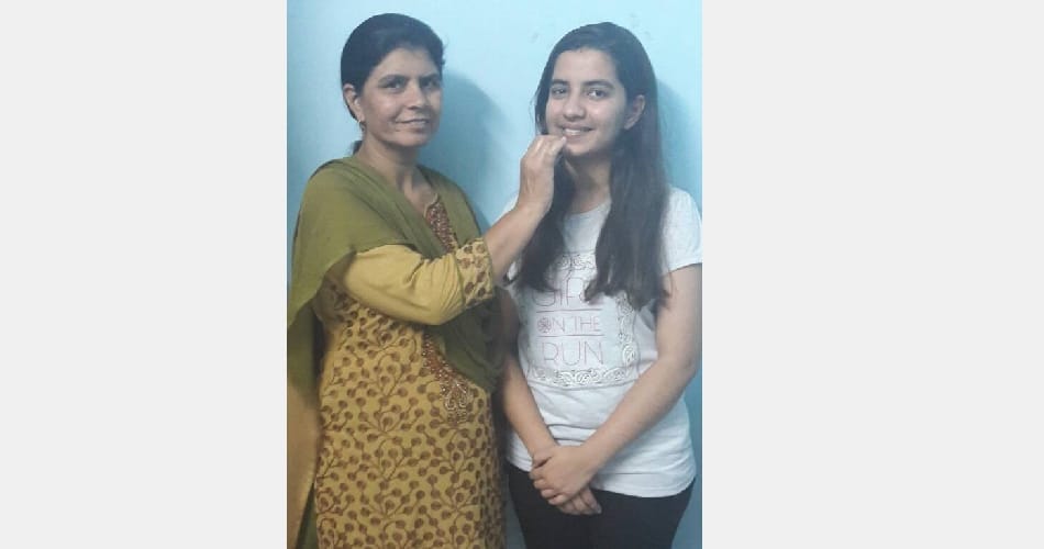 Arvachi Sindhu found the second place in the country in ICSE