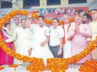 bjp, door to door, publice meet, subhash barala, kaithal