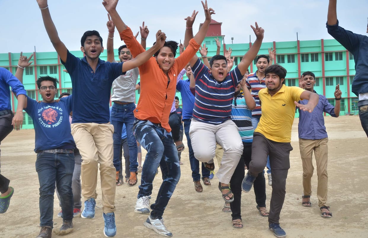 Mridul in High School and Meenakshi got Top in Inter