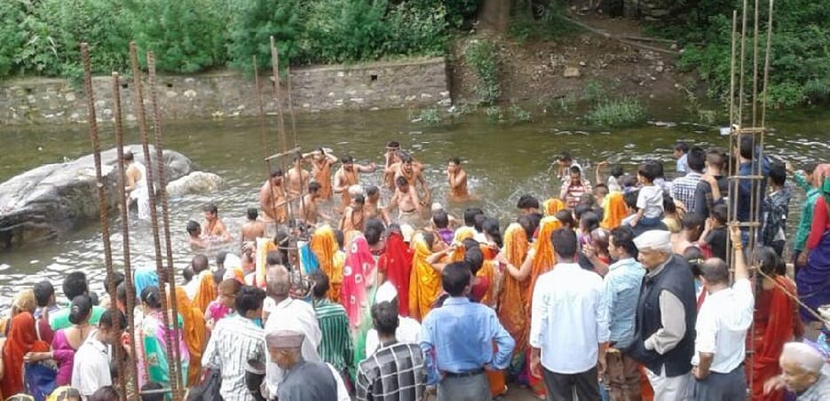  Goddess Dangers bath in Vimandeshwar