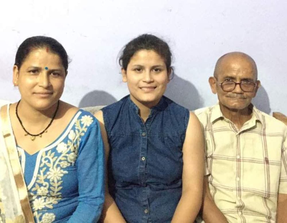 cbse 12th exam topper girl success story