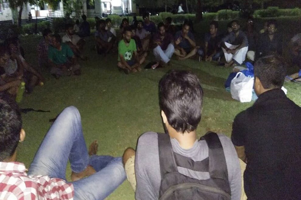 Around 50 students of IIT Madras participated in a beef fest in the campus 