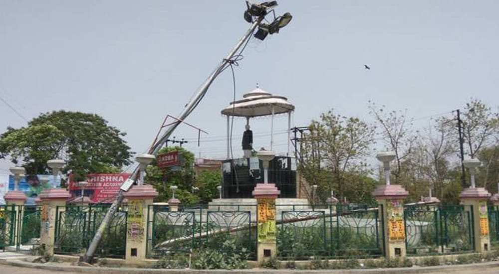 see pictures storm surge in kanpur