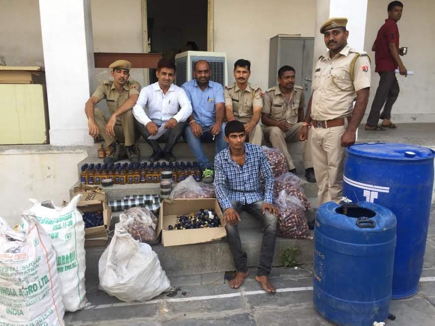 illegal liquor was being made by history sheeter