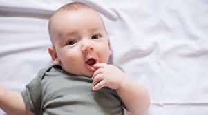 infant trying to run.