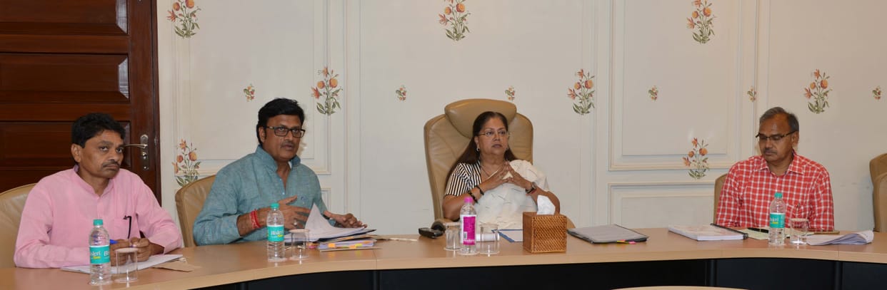 CM Raje said, ideal Anganwadi center developed in every district
