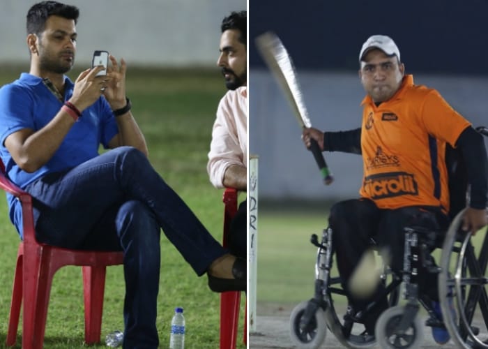wheel chair cricket match in lucknow