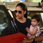 Shahid Kapoor daughter Misha wrapped in her mommy Mira arms 