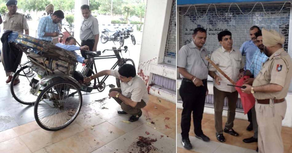 chandigarh murder, sector 17, sbi bank square, city news